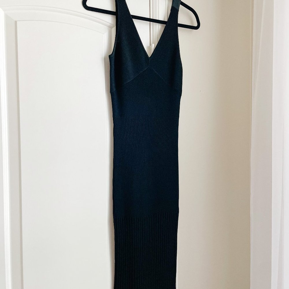 Black Knit Club Monaco Cocktail Dress - Size S worn once!